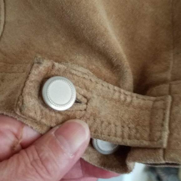 Denim style suede jacket - Picture 3 of 3